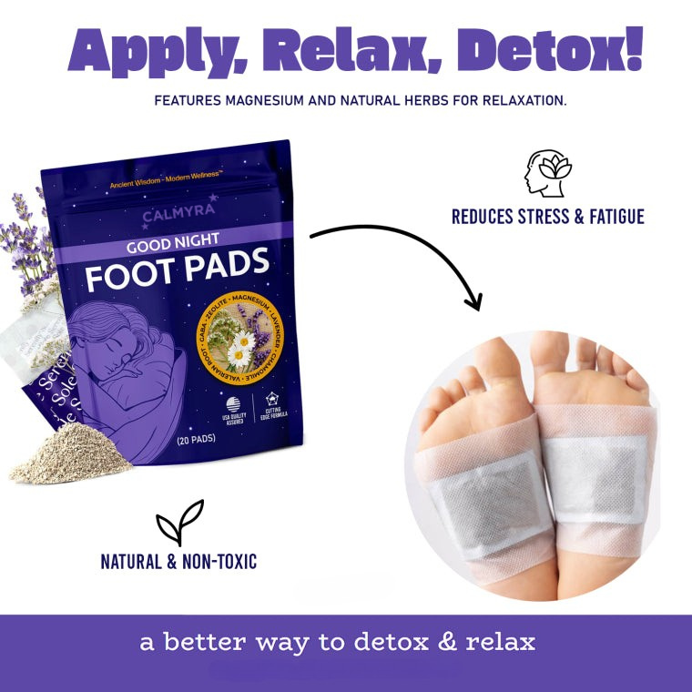 Good Night Sleep Detox Foot Pads With Magnesium Glycinate